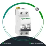 کلید مینیاتوری 6 آمپر 2 پل تیپ C اشنایدر A9K24206
