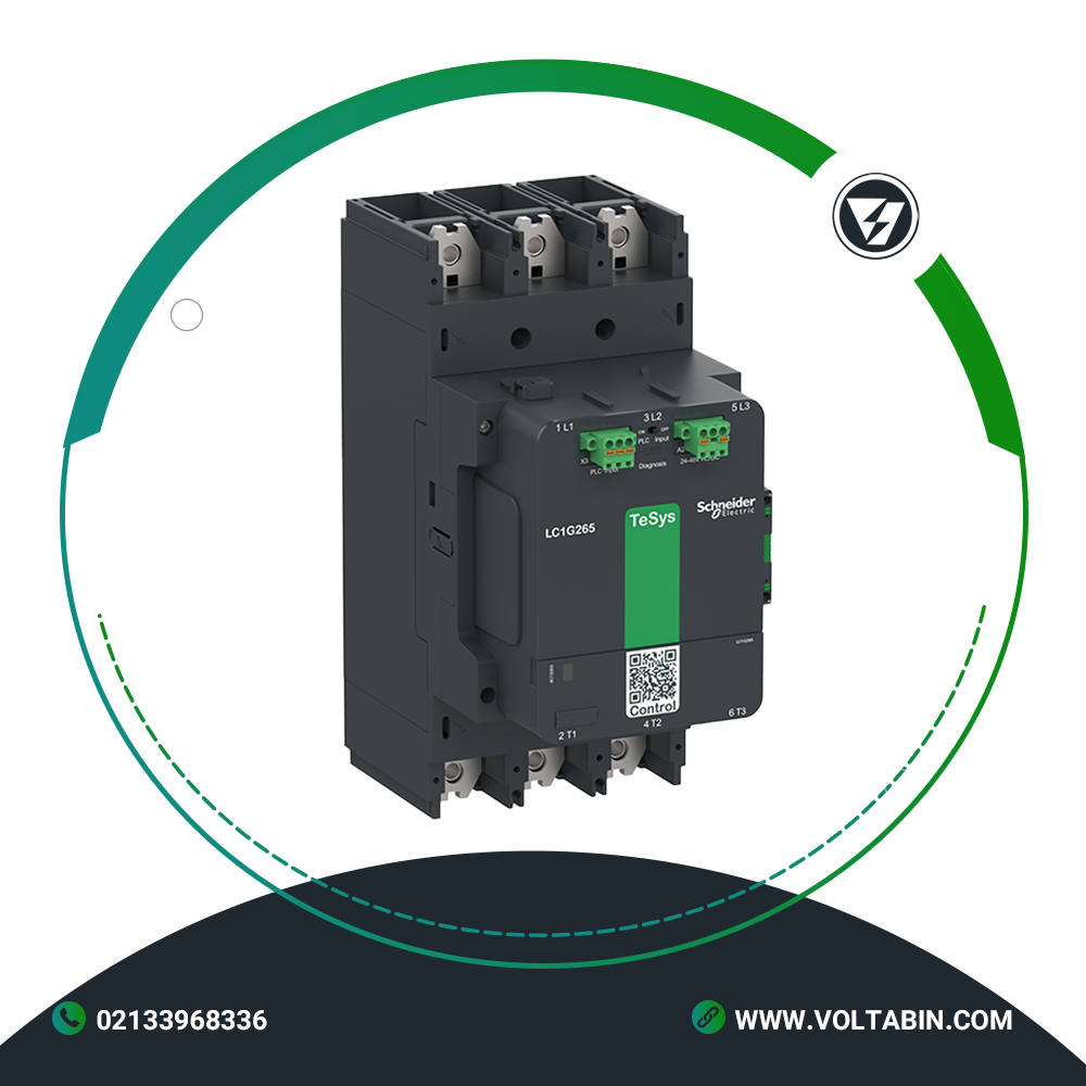 کنتاکتور 160 کیلووات 330 آمپر اشنایدر مدل LC1G330LSEA کنتاکتور 160 کیلووات 330 آمپر اشنایدر مدل LC1G330LSEA