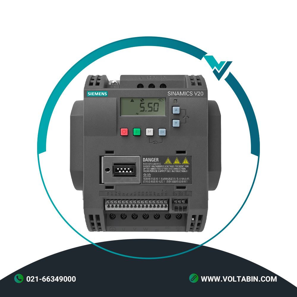 درایو سه فاز 15 کیلووات V20 زیمنس 6SL3210-5BE31-5UV0 درایو سه فاز 15 کیلووات V20 زیمنس 6SL3210-5BE31-5UV0